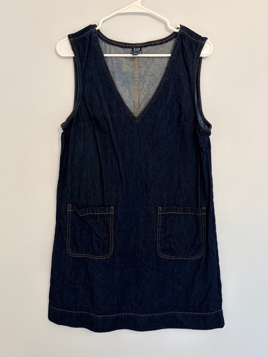 GAP Dresses & Skirts - GAP Dark Denim V-Neck Dress